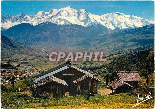 Cartes postales moderne Sallanches L'Ete dans nos montagnes