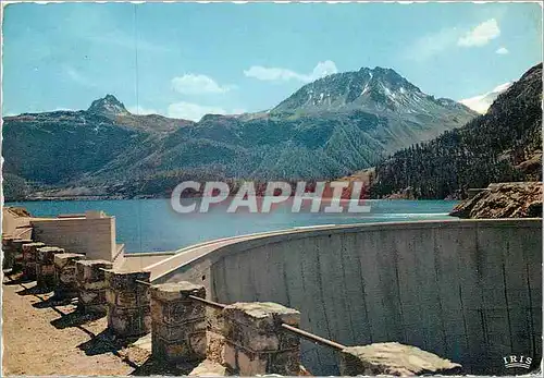 Moderne Karte Tignes Le Barrage