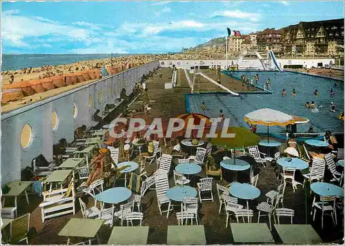 Cartes postales moderne Trouville Reine Des Plages La Piscine Et La Plage