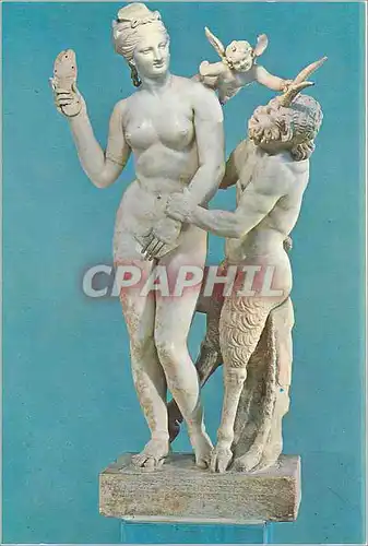 Cartes postales moderne Athenes Musee National Venus Pan et Eros