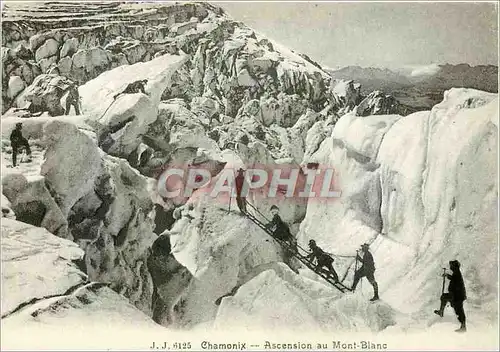 Cartes postales moderne Chamonix Ascension au Mont Blanc Alpinisme