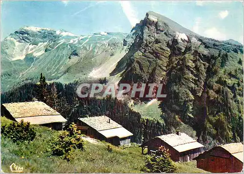 Moderne Karte Morzine Hte Savoie Depuis la Route de Super Morzine