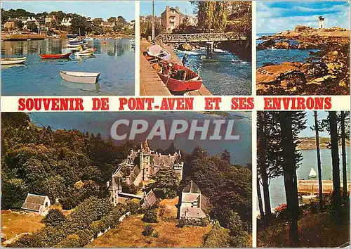 Cartes postales moderne Souvenir de Pont Aven et ses Environs