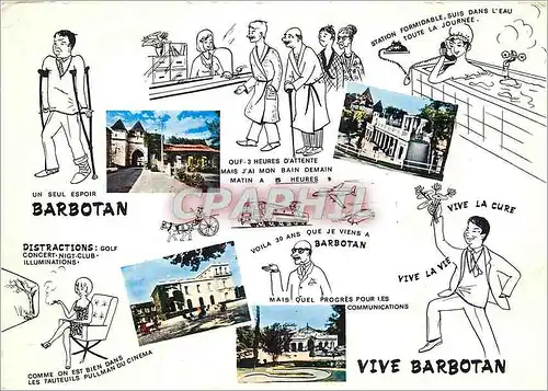 Cartes postales moderne Vive Barbotan