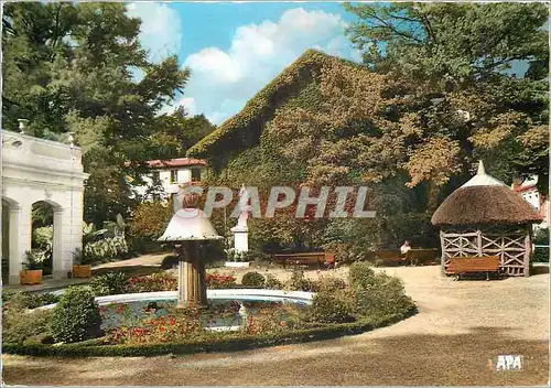 Cartes postales moderne Barbotan Gers La Fontaine et le Kiosque