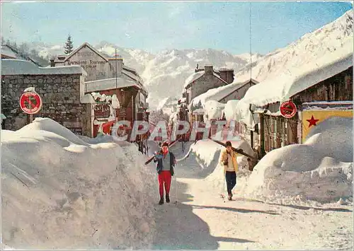 Moderne Karte Bareges Vue vers l'Ardiden