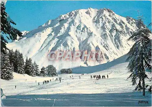 Cartes postales moderne Bareges HP Les pistes de la Laquette et le Pic