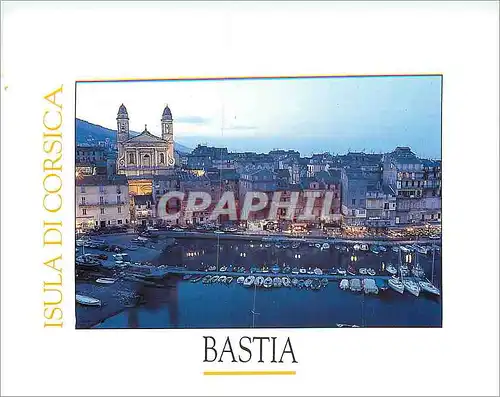 Moderne Karte Bastia Isula Di Corsica
