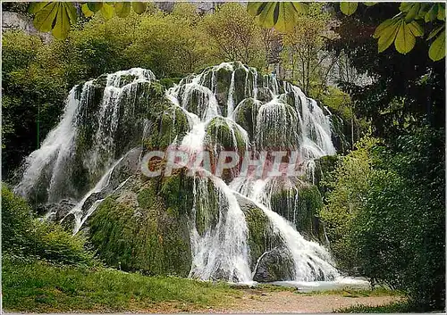 Cartes postales moderne Grotte de Baume les Messieurs Jura La cascade des Tufs