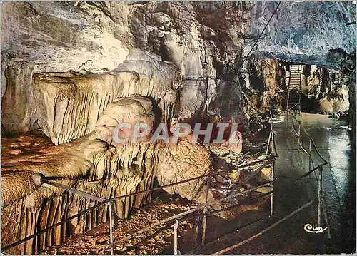 Cartes postales moderne Grottes de Baume Les Messieurs Jura Salle du Catafalque Tombeau de Napoleon