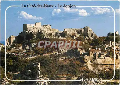 Moderne Karte La Cite des Baux Le Donjon