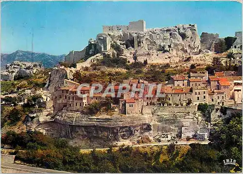 Moderne Karte Les Baux en Provence Vue d'ensemble