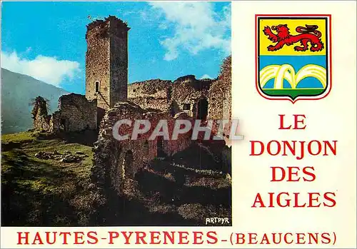 Moderne Karte Le Donjon Des Aigles Hautes Pyrenees Beaucens