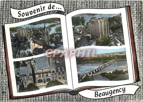 Cartes postales moderne Souvenir de Beaugency Loiret La Tour Cesar et Tour St Firmin