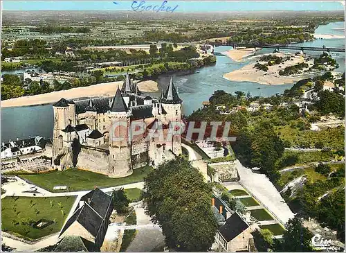Cartes postales moderne Saumur Le chateau vue aerienne