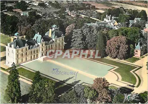 Moderne Karte En Blesois Les Chateaux de la Loire Cheverny Vue aerienne Le Chateau et le Parc