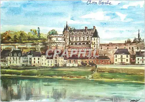 Cartes postales moderne Chateau d'Amboise Charles VIII ne a Amboise