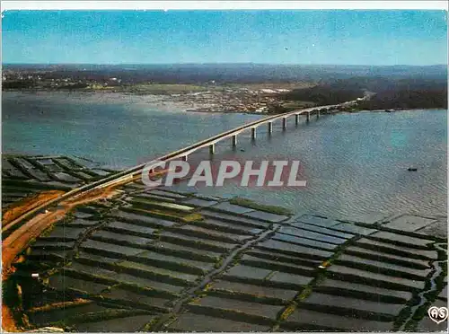 Moderne Karte Pont de la Seudre reliant Marennes a La Tremblade