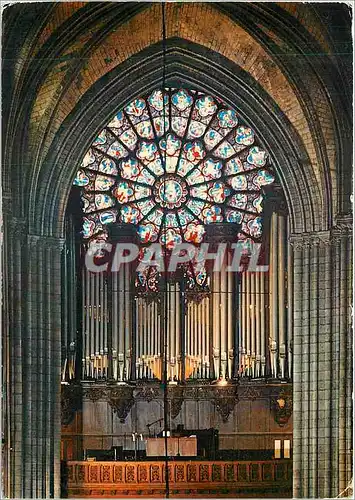 Moderne Karte Paris Notre Dame Les Grandes Orgues