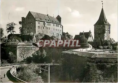 Moderne Karte Nurnberg Burg