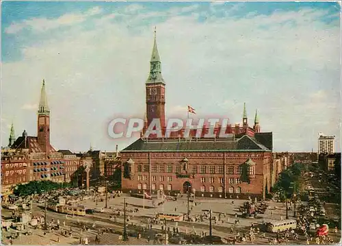 Moderne Karte Copenhagen The Town Hall Square