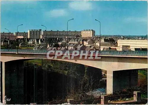 Cartes postales moderne Brest Finistere Le Pont du Bouguen vers le College scientifique