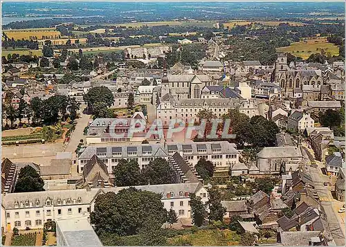 Moderne Karte Ploermel Morbihan Communaute des Freres l'Ecole Lamennais et la Ville