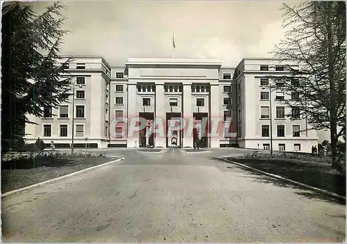 Moderne Karte Geneve Palais des Nations Entree du Secretariat