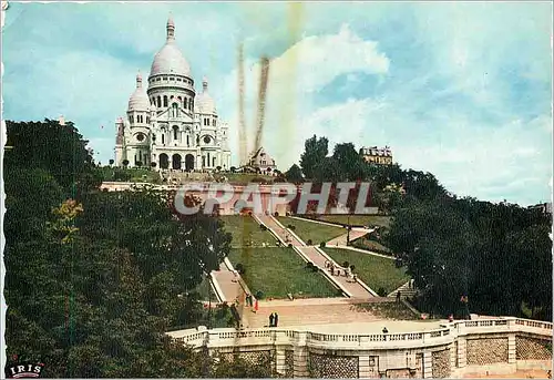 Cartes postales moderne Paris Basilique du Sacre Coeur