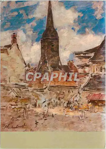 Cartes postales moderne Claude Monet Le Clocher Sainte Catherine