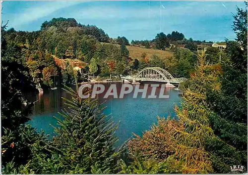 Moderne Karte Le Pont du Dognon Vu du Chalet du Lac