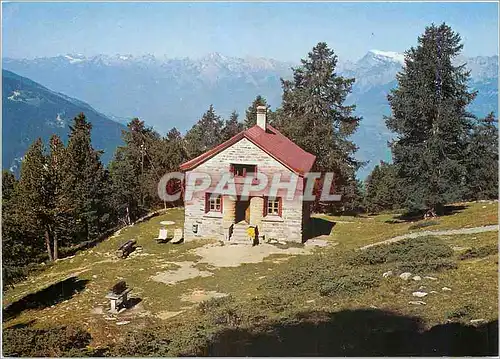 Cartes postales moderne Cabane au dessus de Chandolin Valais
