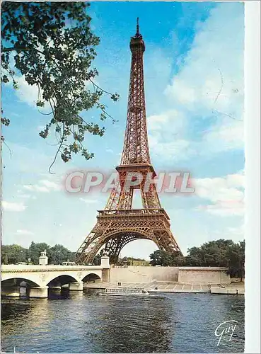 Cartes postales moderne Paris La Seine au pont d'lena et la tour Eiffel