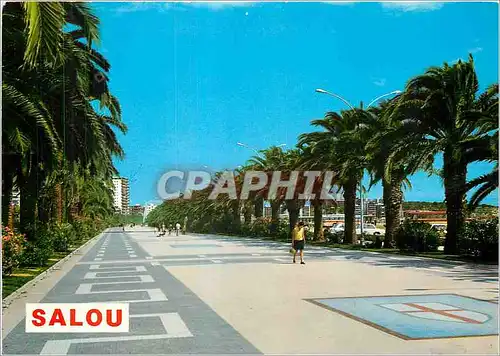 Moderne Karte Salou Promenade Jaime I