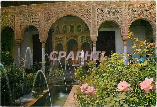 Cartes postales moderne Granada Generalife Cour des Jets d'Eau