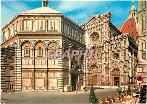 Cartes postales moderne Firenze La Cathedrale et le Baptistere