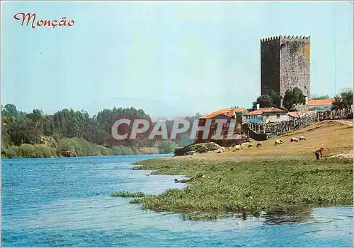 Moderne Karte Moncao Portugal Torre da Lapela