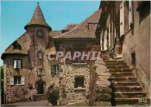 Moderne Karte Salers Cantal Cite Medievale La Maison Bertrandy