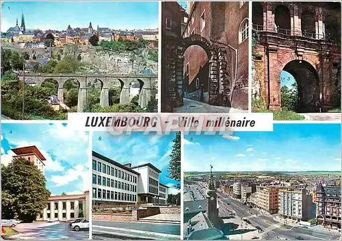 Cartes postales moderne Luxembourg Ville millenaire