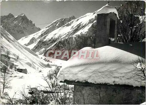 Moderne Karte Valloire Savoie Les Verneys et le Grand Galibier