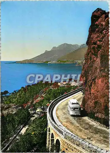 Cartes postales moderne La Cote d'Azur La Route de la Corniche d'Or