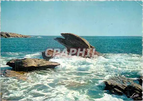 Cartes postales moderne Quiberon Pointe de Beg er Vil Le Rocher de l'Aigle