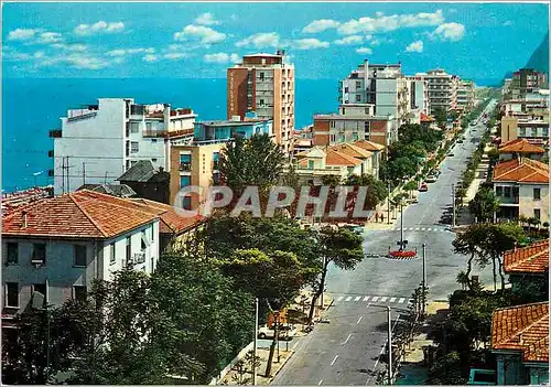 Cartes postales moderne Pesaro Allee Trieste