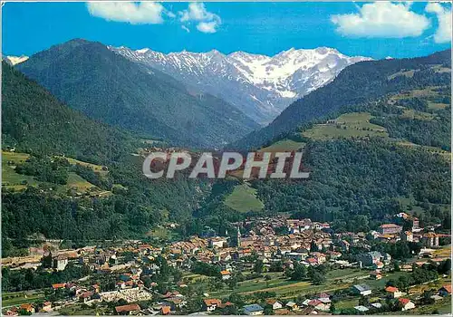Cartes postales moderne Allevard les Bains Isere Vue generale et le Glacier du Gleyzin