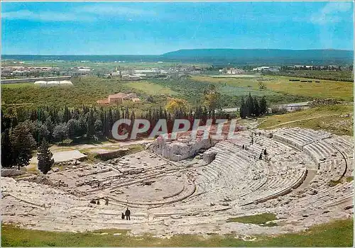 Moderne Karte Siracusa Theatre Greque