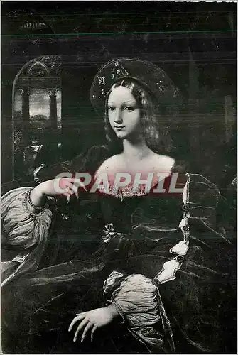 Moderne Karte Musee du Louvre Raphael Sanzio Jeanne d'Aragon