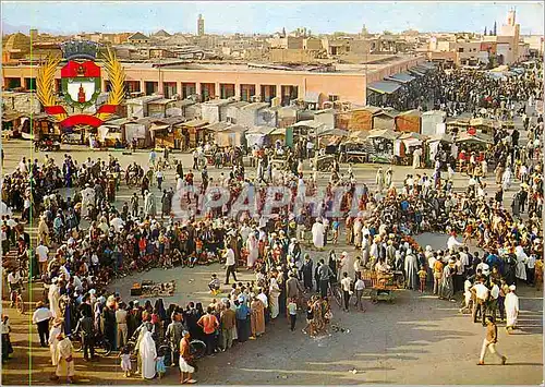 Cartes postales moderne La Celebre Place Djemaa El Fna a Marrakech