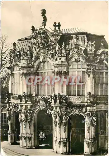 Moderne Karte Der Zwinger zu Dresden