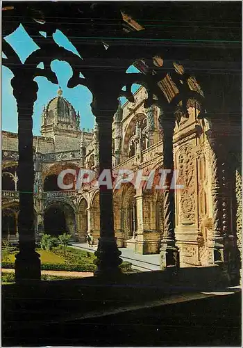 Cartes postales moderne Lisboa Portugal Cloitre du Monastere des Jeromes