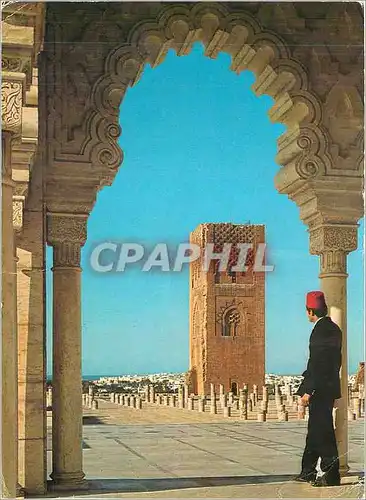 Moderne Karte Rabat Le Mausolee Mohammed